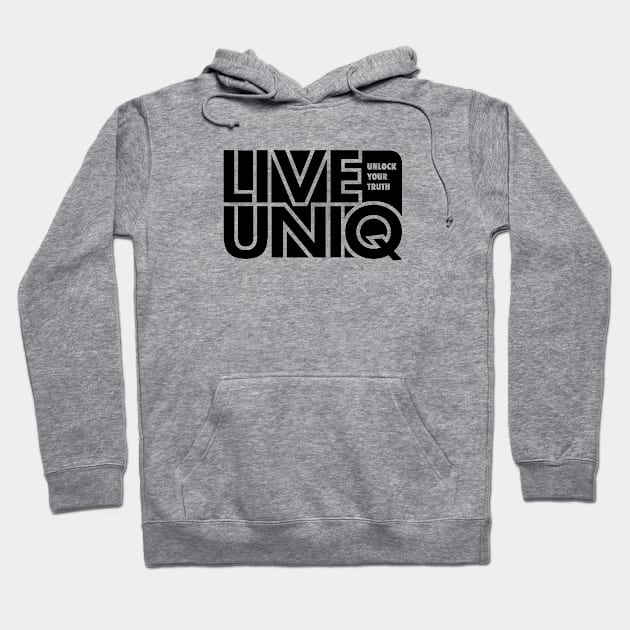 LIVEUNIQ logo cool Hoodie by LIVEUNIQ